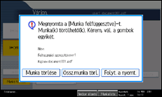 A kezelőpanel ismertetése