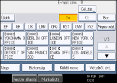 A kezelőpanel ismertetése