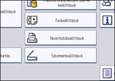 A kezelőpanel ismertetése