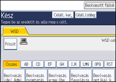 A kezelőpanel ismertetése