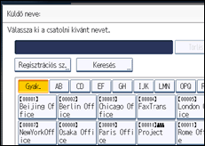 A kezelőpanel ismertetése