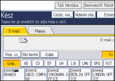 A kezelőpanel ismertetése