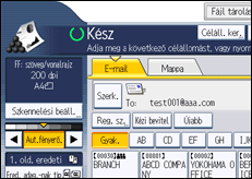 A kezelőpanel ismertetése