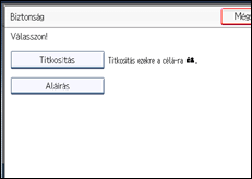 A kezelőpanel ismertetése