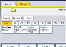 A kezelőpanel ismertetése