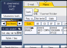 A kezelőpanel ismertetése