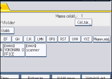 A kezelőpanel ismertetése