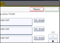 A kezelőpanel ismertetése