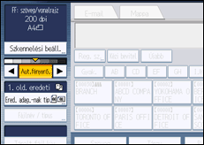 A kezelőpanel ismertetése