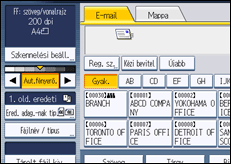 A kezelőpanel ismertetése