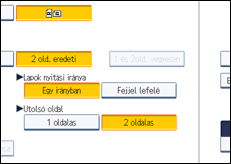 A kezelőpanel ismertetése