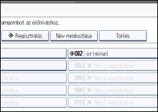A kezelőpanel ismertetése