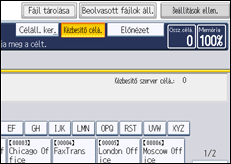 A kezelőpanel ismertetése