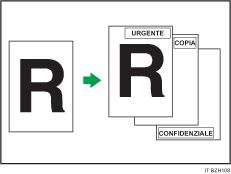Illustrazione di Timbro predefinito