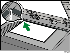 Illustrazione numerata vetro di esposizione