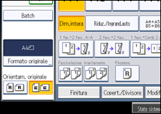 Illustrazione schermata pannello di controllo