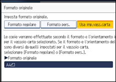 Illustrazione schermata pannello di controllo