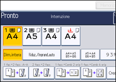 Illustrazione schermata pannello di controllo
