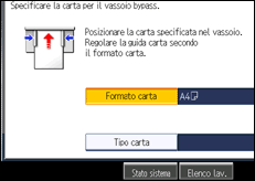 Illustrazione schermata pannello di controllo