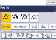Illustrazione schermata pannello di controllo