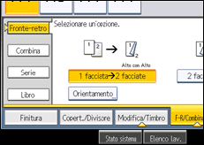 Illustrazione schermata pannello di controllo
