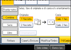 Illustrazione schermata pannello di controllo