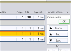 Illustrazione schermata pannello di controllo