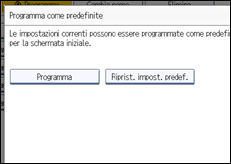 Illustrazione schermata pannello di controllo