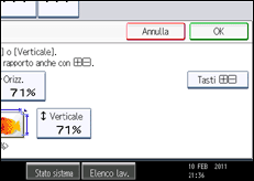 Illustrazione schermata pannello di controllo