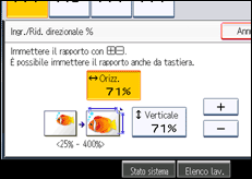 Illustrazione schermata pannello di controllo
