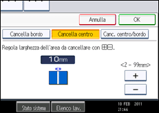 Illustrazione schermata pannello di controllo