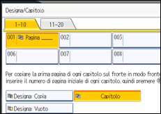 Illustrazione schermata pannello di controllo