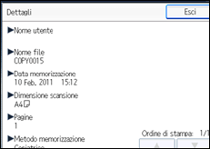 Illustrazione schermata pannello di controllo