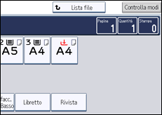 Illustrazione schermata pannello di controllo