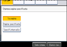 Illustrazione schermata pannello di controllo