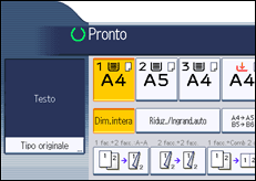 Illustrazione schermata pannello di controllo