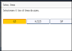Illustrazione della schermata sul pannello di controllo