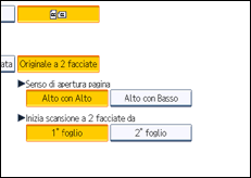Illustrazione della schermata sul pannello di controllo