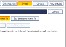 Illustrazione della schermata sul pannello di controllo