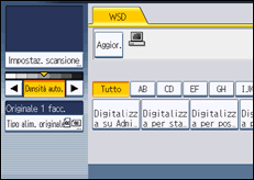 Illustrazione schermata pannello di controllo