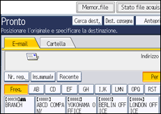 Illustrazione schermata pannello di controllo