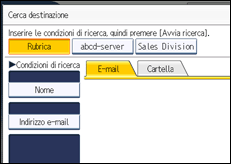 Illustrazione schermata pannello di controllo