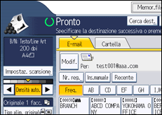 Illustrazione schermata pannello di controllo