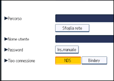 Illustrazione schermata pannello di controllo