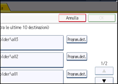 Illustrazione schermata pannello di controllo