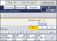 Illustrazione schermata pannello di controllo