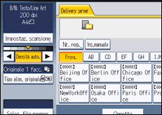 Illustrazione schermata pannello di controllo