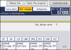 Illustrazione schermata pannello di controllo