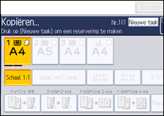 Schermafbeelding bedieningspaneel