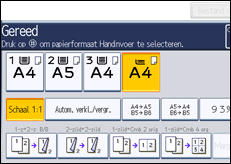 Schermafbeelding bedieningspaneel